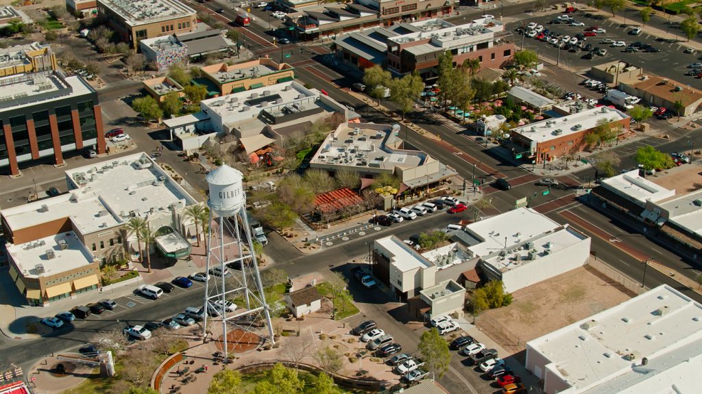 Ariel View of Gilbert Arizona