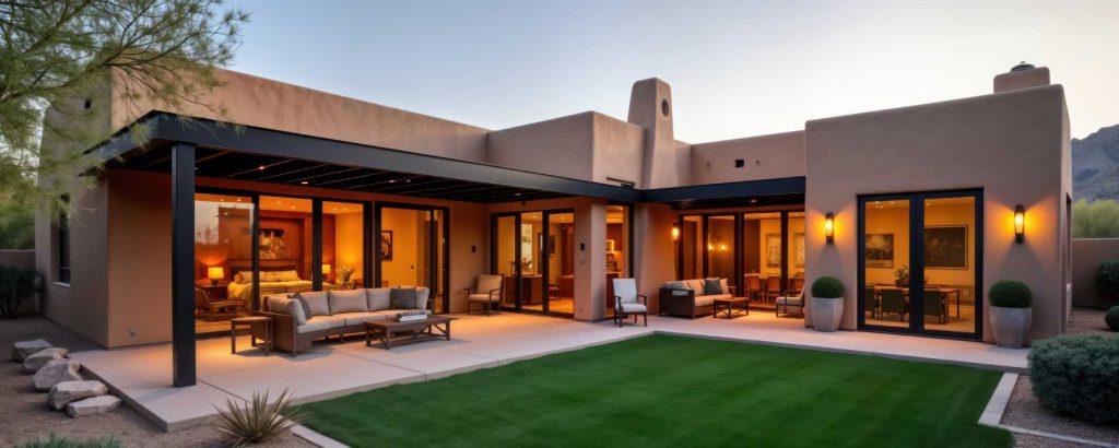 Modern-Pueblo-Revival-Courtyard